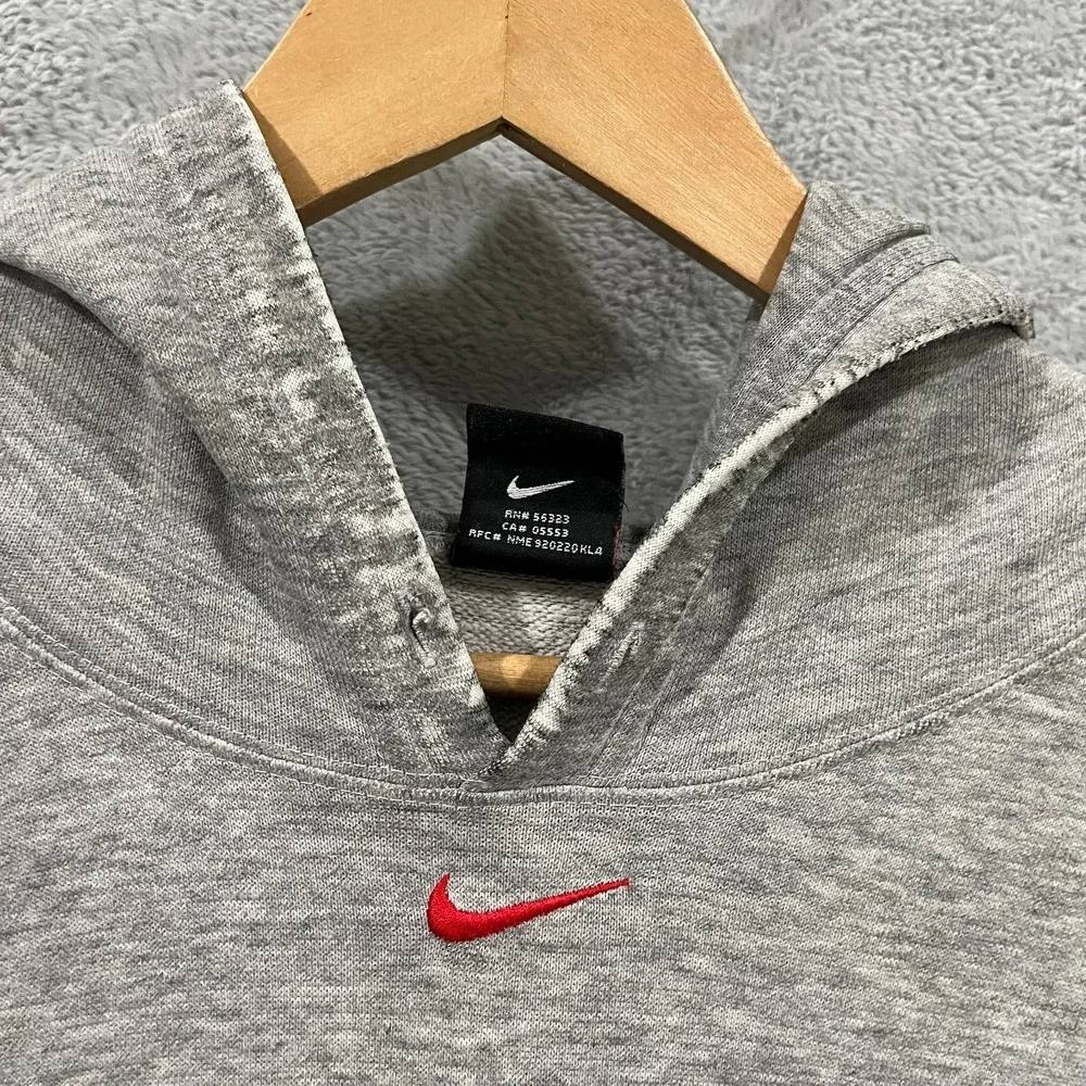 Wisconsin Badgers Hoodie Mens X-Large Gray Nike NCAA Football Sports Pullover